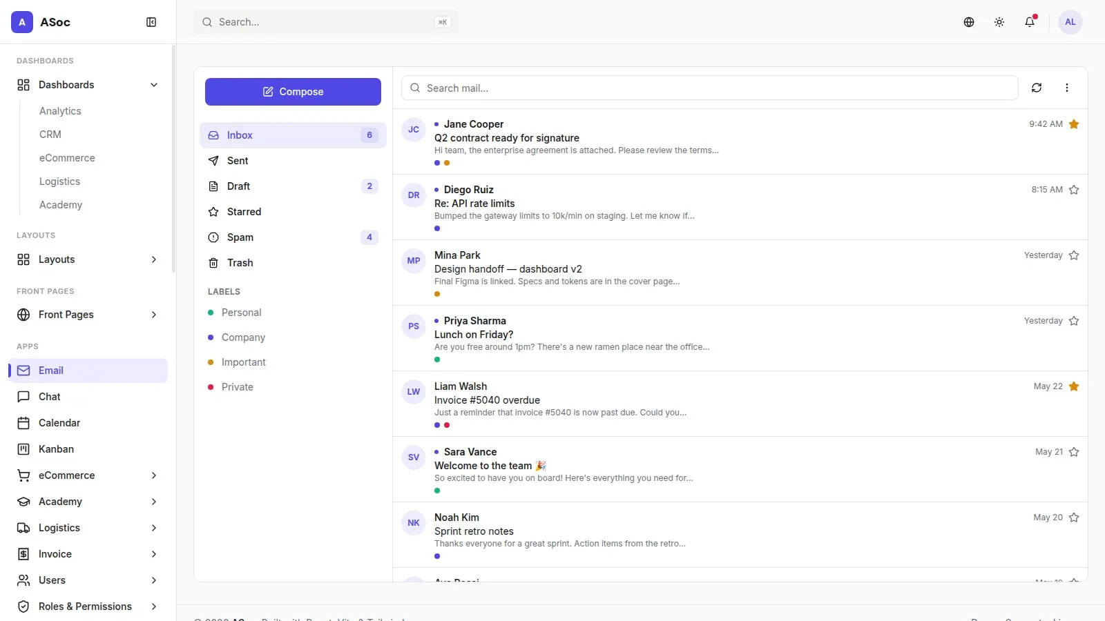 ASoc Apex Admin screenshot 3 of 4
