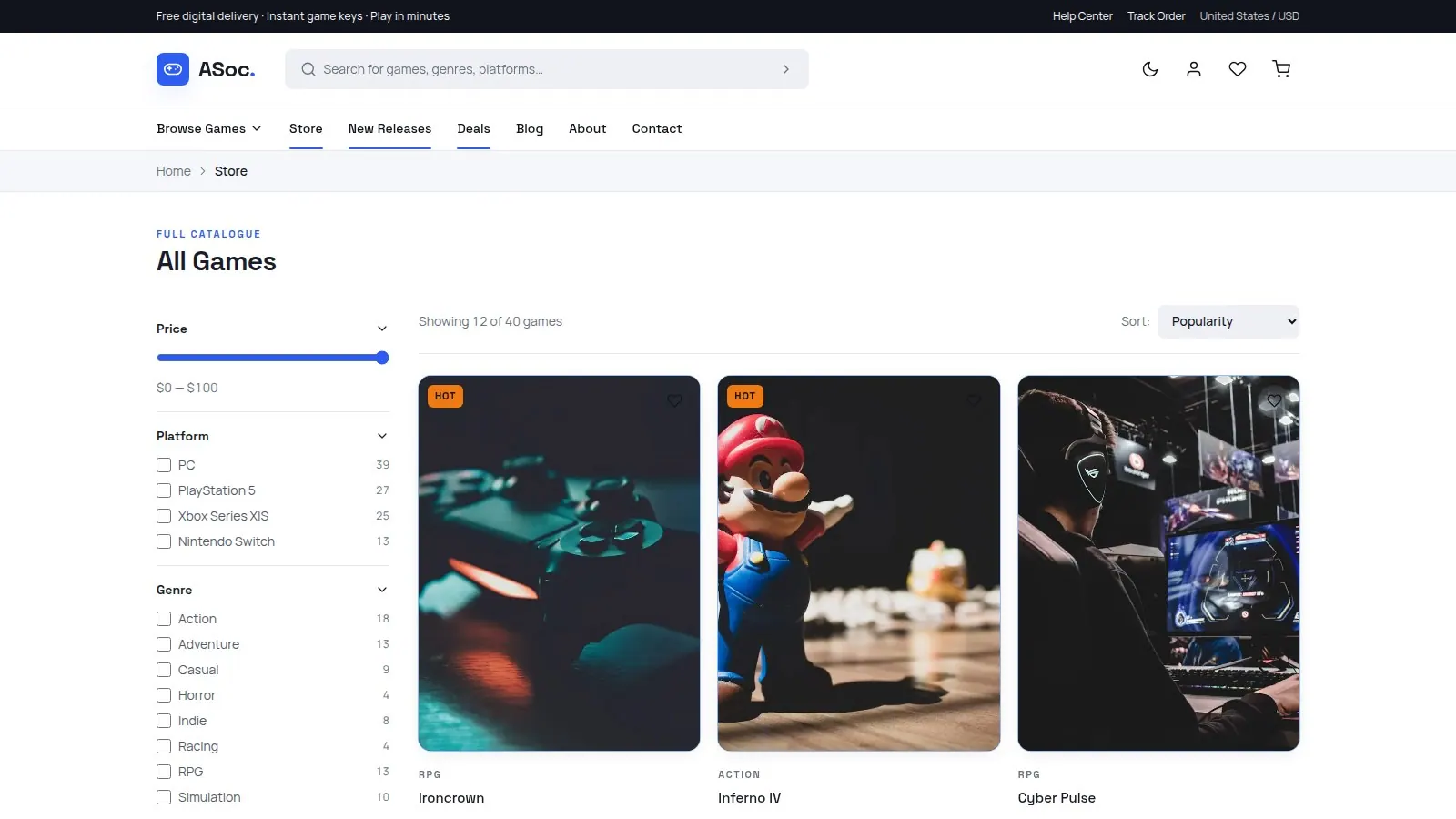 ASoc Arcade screenshot 2 of 4