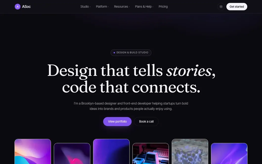 ASoc Atelier — Design Studio Portfolio Template