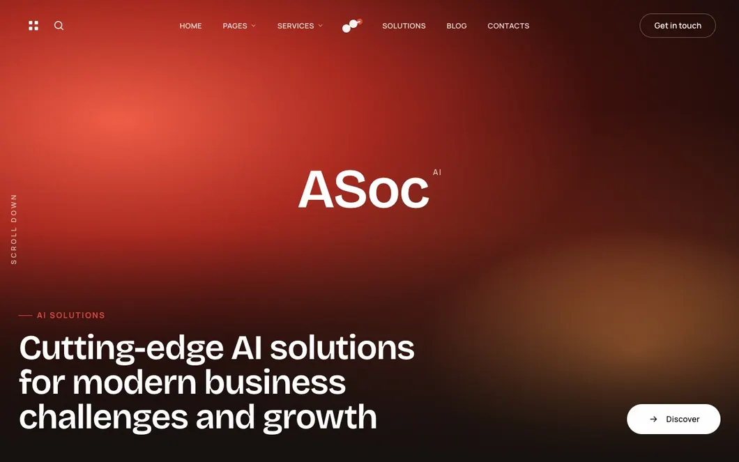 ASoc Edge — Applied AI Agency Landing Page Template
