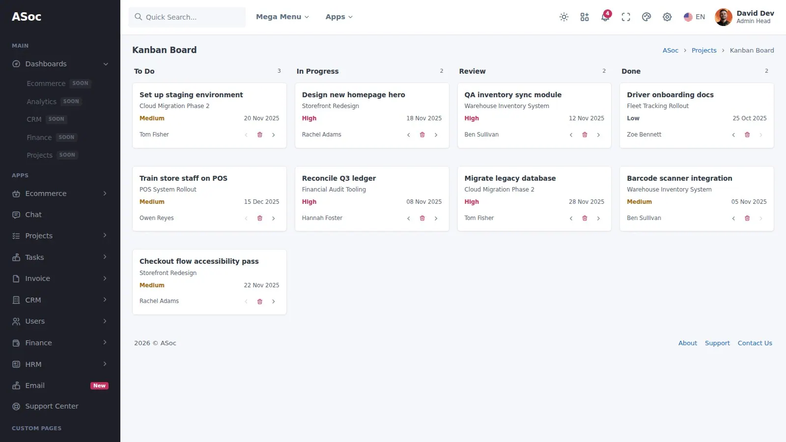 ASoc Vertex Admin screenshot 2 of 4
